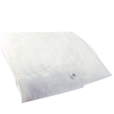 Erickson Tarp, 4 Mil, Clear White, Poylethelene Weave 57066